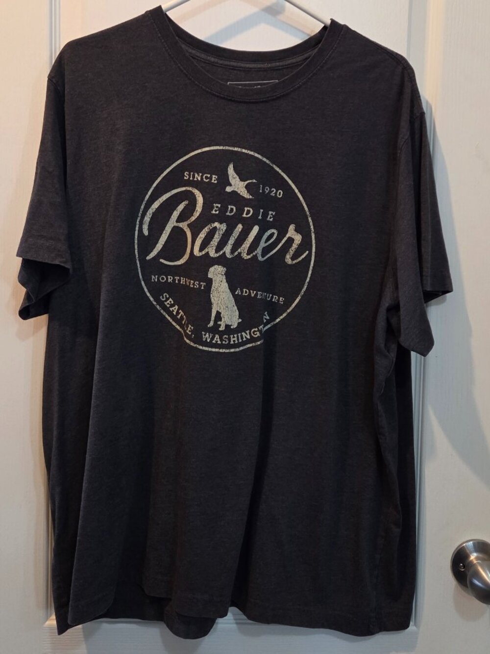 Eddie Bauer Northwest Adventure Seattle Washington Labrador Retriever Graphic 2x